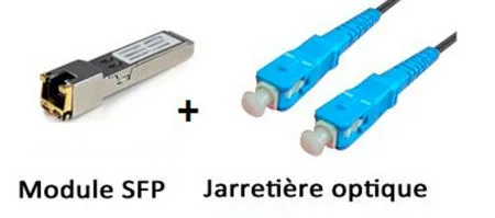 Module SFP & Jarretière optique